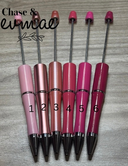 Beaded Pen- Pink