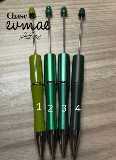 Beaded Pen -Green